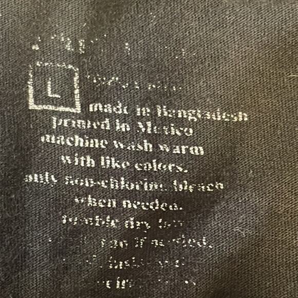 Apt 9 black turntable graphic tee size large unisex - Picture 6 of 7